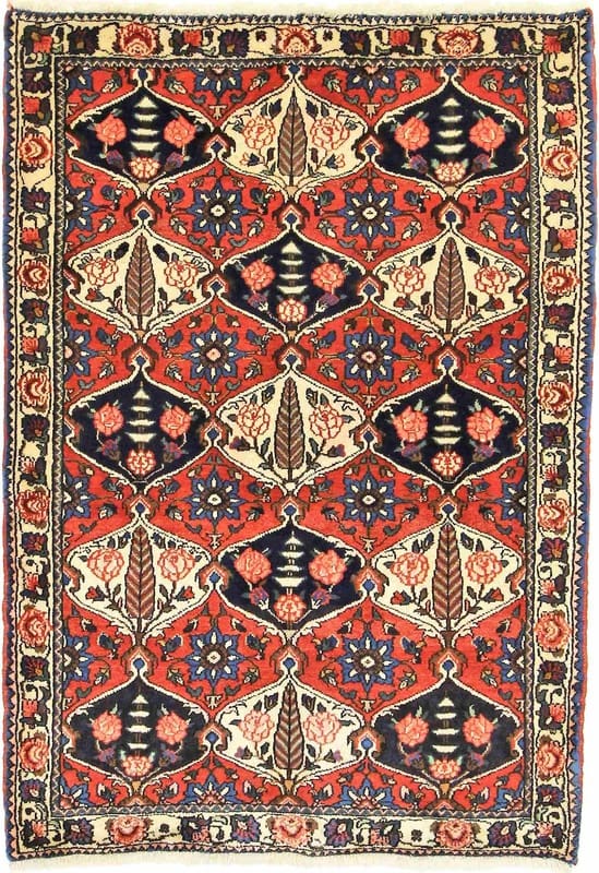 Bakhtiar Orientteppich 157x106 cm - Handgeknüpft, Perserteppich