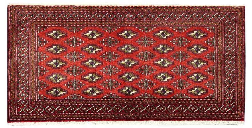 Turkaman Orientteppich 135x65 cm - Handgeknüpft aus Wolle