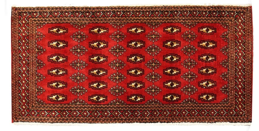 Turkaman Orientteppich 134x61 cm - Handgeknüpft, Wolle, Unikat