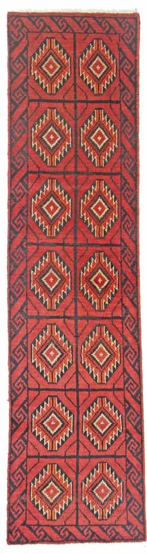 Belutsch Teppich 188x46 cm - Handgeknüpft, Wolle, Orientteppich