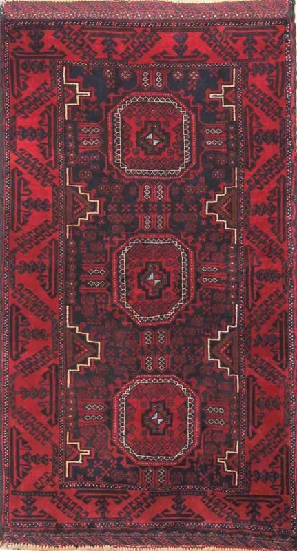 Belutsch Orientteppich 176x94 cm – Handgeknüpft, Wolle, Tradition