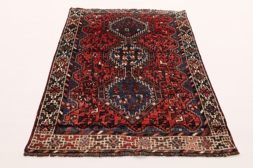 SHIRAZ Teppich 178x108 cm, handgeknüpft, Wollmaterial, Orientteppich