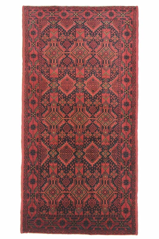 Belutsch Orientteppich 200x101 cm – handgeknüpft, einzigartig!