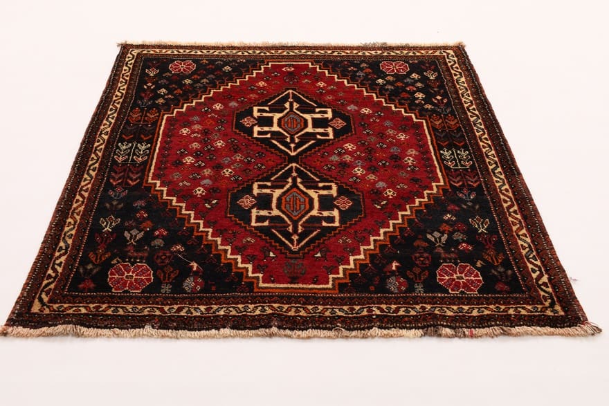 Shiraz Orientteppich 160x126 cm, handgeknüpft, Wolle, Nomadenstil