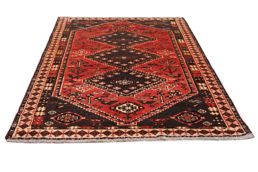 Schiraz Teppich 235x143 cm | Handgeknüpft aus Wolle | Orientteppich