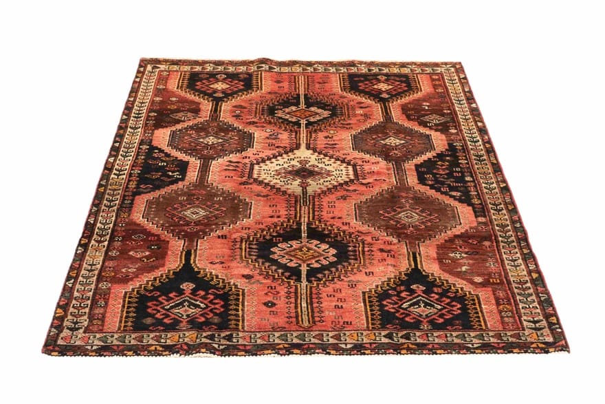 Orientteppich SHIRAZ 240x156 cm, handgeknüpft, orientalisches Muster