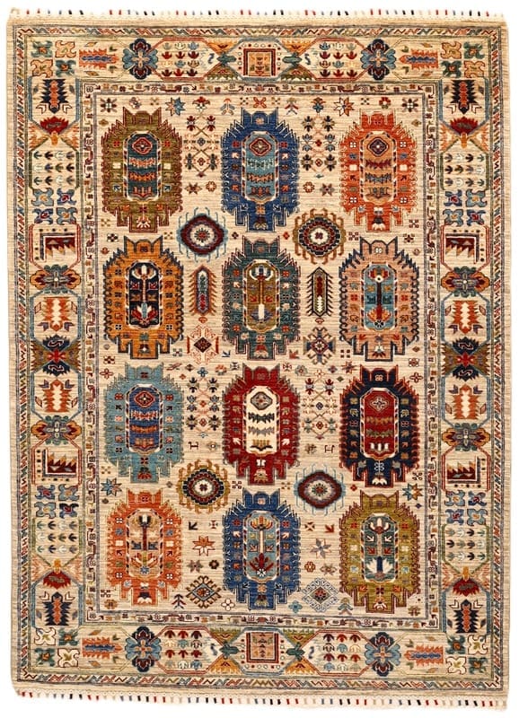 Waziri Orientteppich 248x183 cm – Handgeknüpft, Wolle, Traditionell