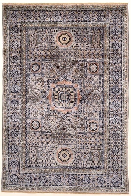 Orientteppich MAMLOOK 305x203, handgeknüpft, einzigartiges Muster