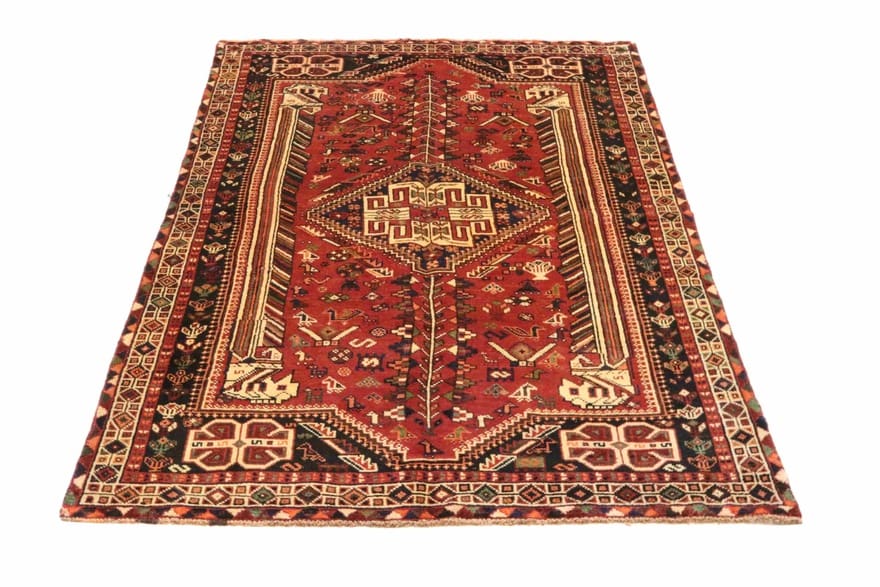 Orientteppich Shiraz 245x154 cm - handgeknüpft, orientalisches Muster