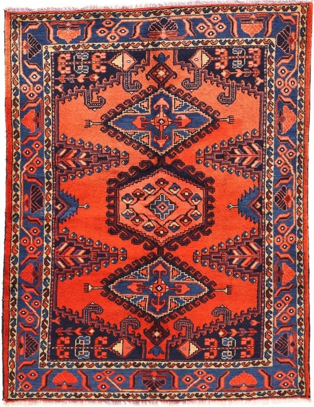 Orientteppich Ziegler 246x181 cm, antik, Sarough Mir, handgeknüpft