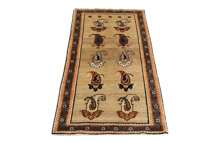 Orientteppich SHIRAZ 210x109 cm, handgeknüpft, hochwertig, bunt