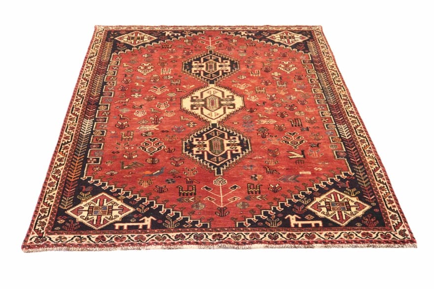 Orientteppich SHIRAZ 245x169 cm, handgeknüpft, traditionelles Design