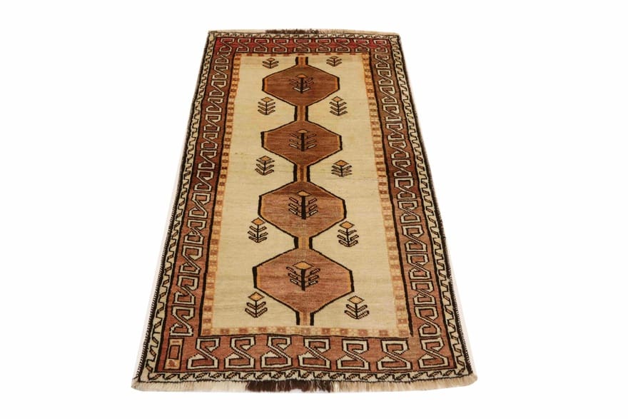 SHIRAZ Orientteppich 201x106 cm – Handgeknüpft, stilvolles Muster