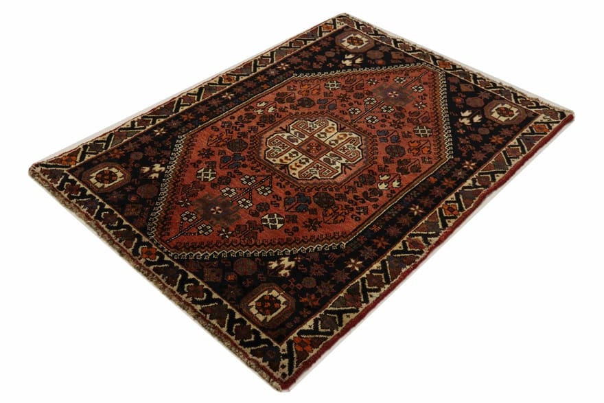 Orientteppich Shiraz 171x124 cm, handgeknüpft, traditionelles Muster