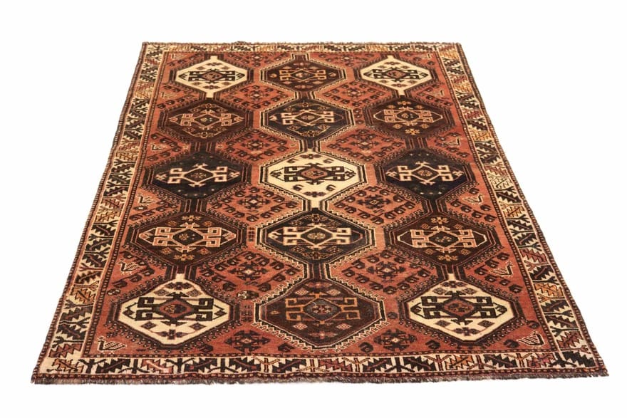Handgeknüpfter Nomadenteppich 262x169 cm - Shiraz, orientalisch
