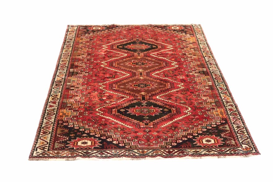 Orientteppich SHIRAZ 258x174 cm, handgeknüpft, klassisches Design