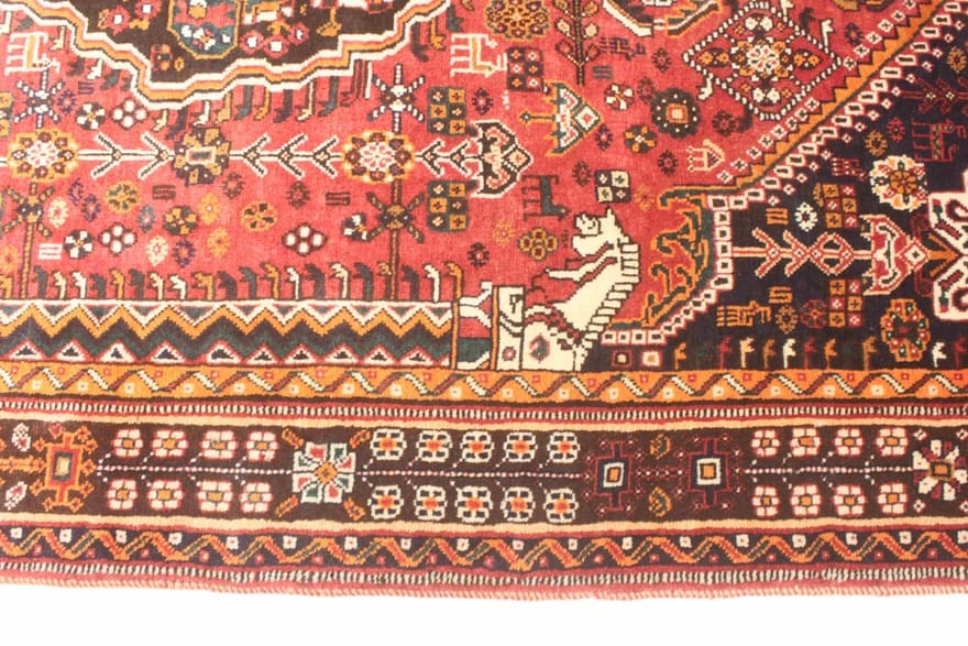 Eleganter Ghashghai Perserteppich 267x159 cm – handgeknüpft