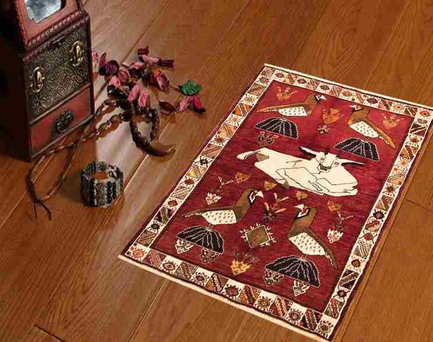 Ghashghai Teppich 166x125 cm – Handgeknüpft, Perserteppich