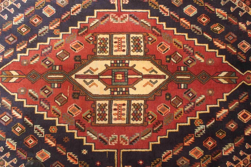 Ghashghai Teppich 304x180 cm, 128.000 Knoten/m², Rot-Orange, handgeknüpft