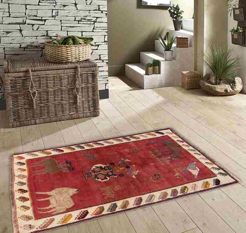 Ghashghai Teppich 187x113 cm, 160.000 Knoten/m², handgeknüpft, Perserteppich