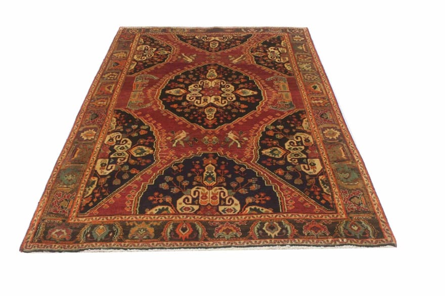 Ghashghai Teppich 256x158 cm – 90.000 Knoten/m² – Perserteppich handgeknüpft