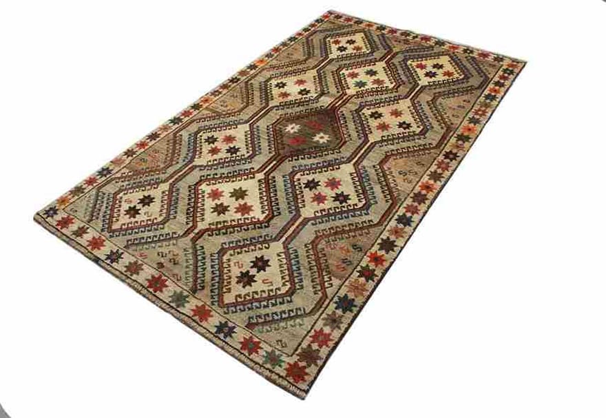 Eleganter Ghashghai Teppich 230x135 cm, 160.000 Knoten, handgeknüpft