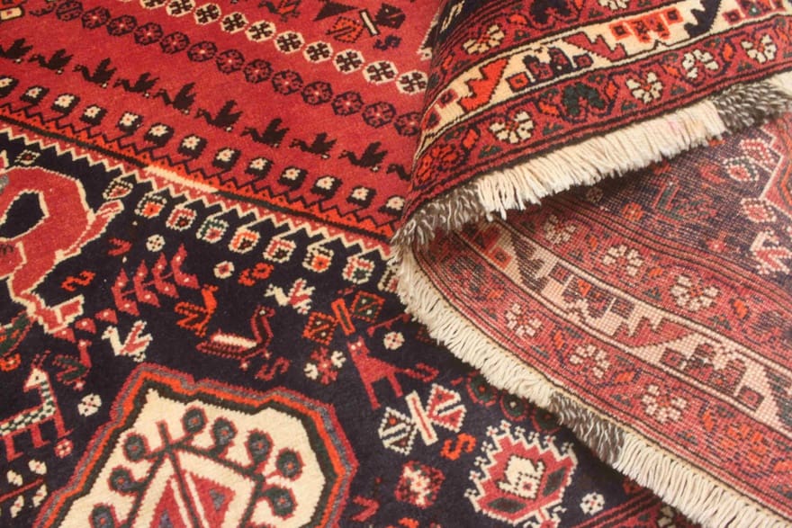 Ghashghai Teppich 308x209 cm, 160.000 Knoten – handgeknüpft, Rot/Orange