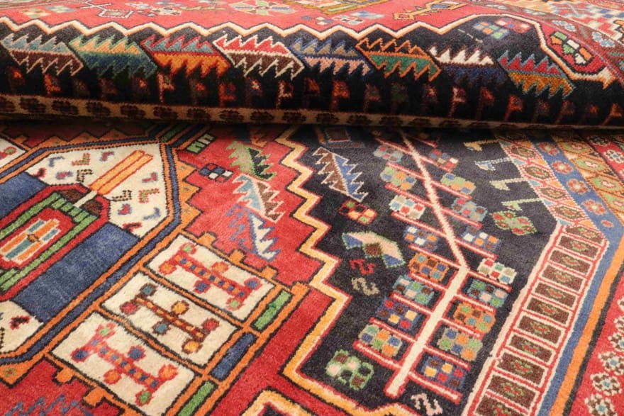 Ghashghai Orientteppich 282x190 cm, 160.000 Knoten, handgeknüpft