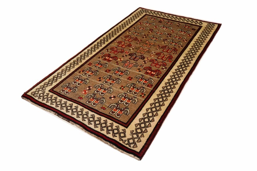 Ghashghai Teppich 232x125 cm – Handgeknüpft, Perserteppich