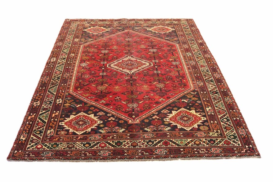 Ghashghai Teppich 298x208 cm, 90.000 Knoten/m², handgeknüpft, Perserteppich