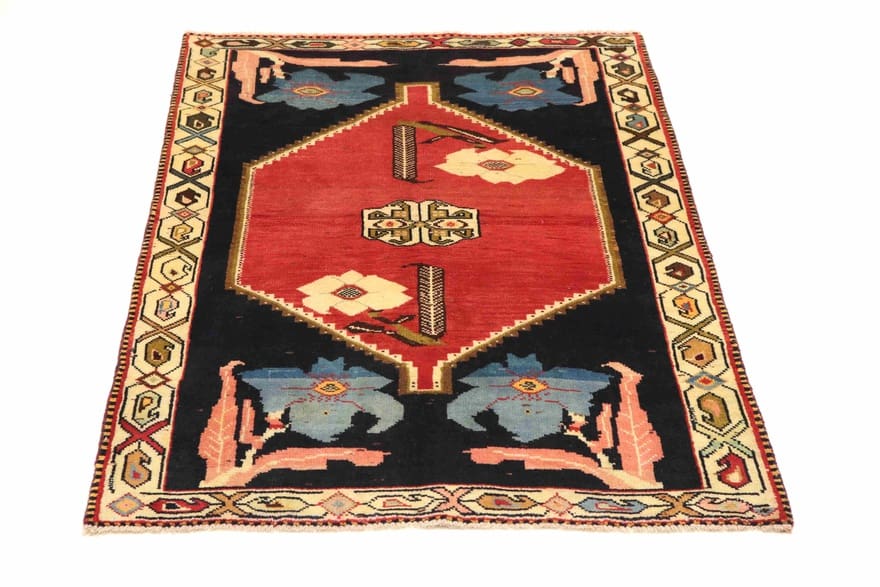Ghashghai Teppich 159x115 cm, 160.000 Knoten/m², handgeknüpft, Perserteppich