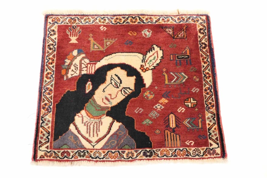 Ghashghai Teppich 68x64 cm, 160.000 Knoten/m², handgeknüpft, Perserteppich