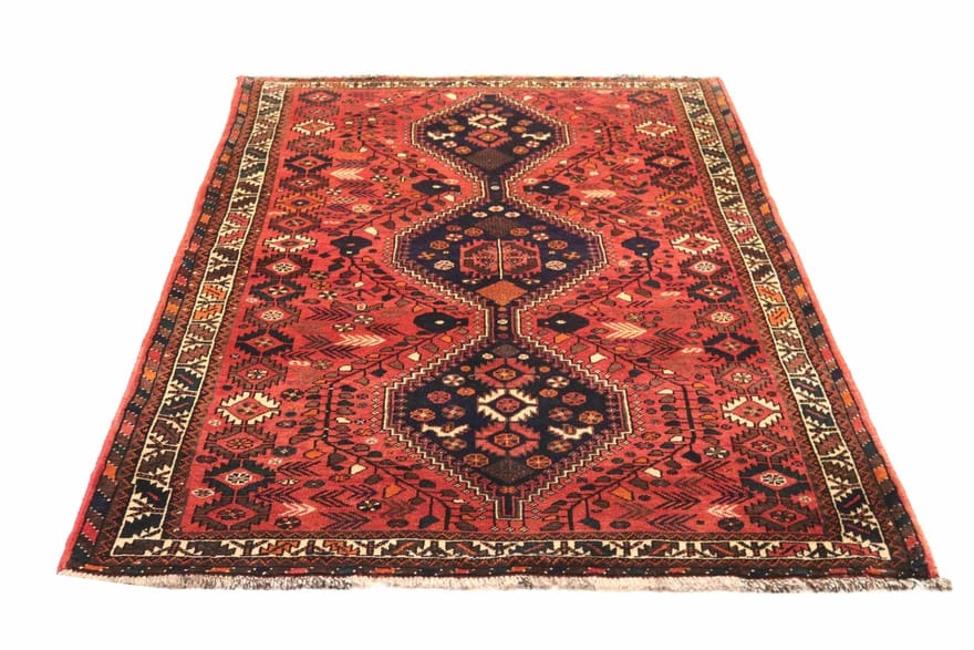 Ghashghai Teppich 256x159 cm, 90.000 Knoten/m², handgeknüpft, Perserteppich