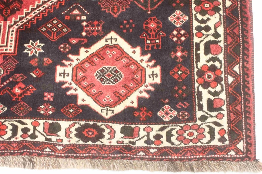 Ghashghai Orientteppich 206x155 cm, 160.000 Knoten, handgeknüpft