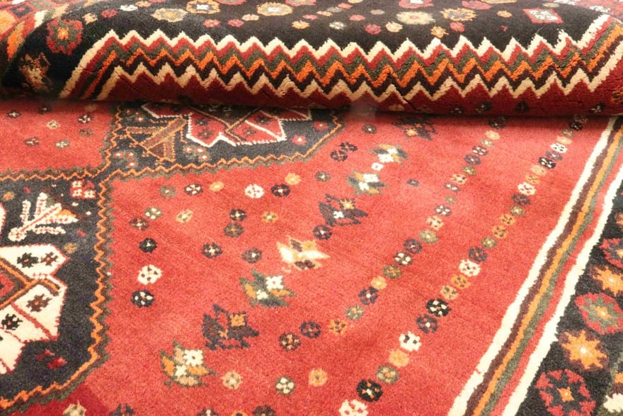 Ghashghai Teppich 168x82 cm, handgeknüpft, feinstes Design