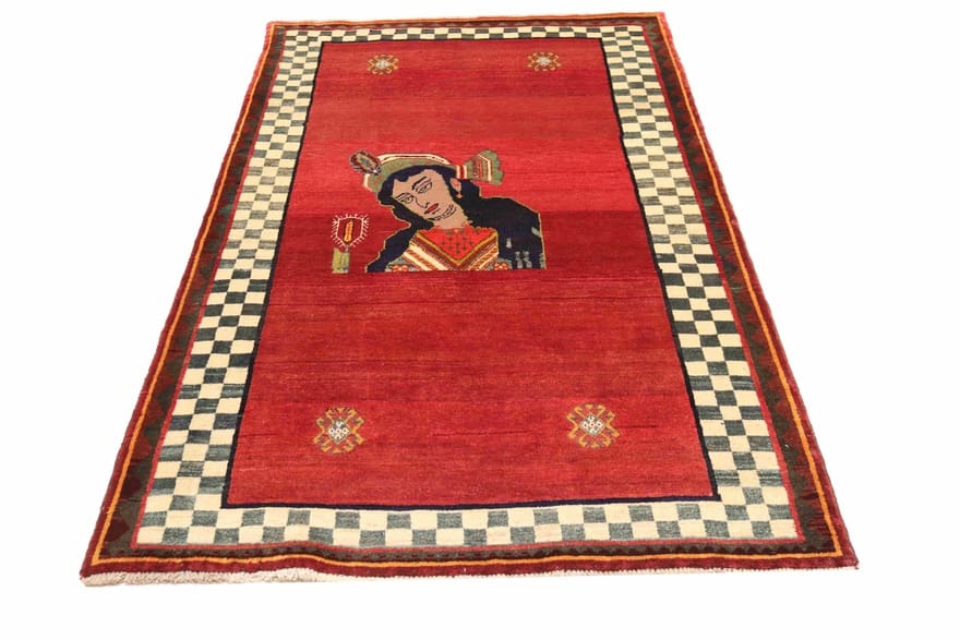 Ghashghai Teppich 197x109 cm | Wolle | Handgeknüpft | Orientteppich