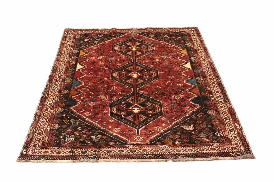 Ghoshghai Teppich 281x173 cm – Handgeknüpft, Orientteppich