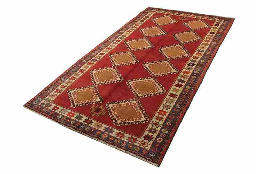 Ghashghai Teppich 252x133 cm | Handgeknüpft | Wolle | Orientteppich