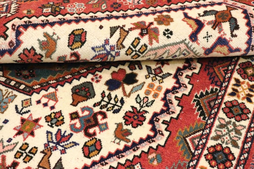 Ghashghai Orientteppich 153x104 cm - Handgeknüpft aus Iran