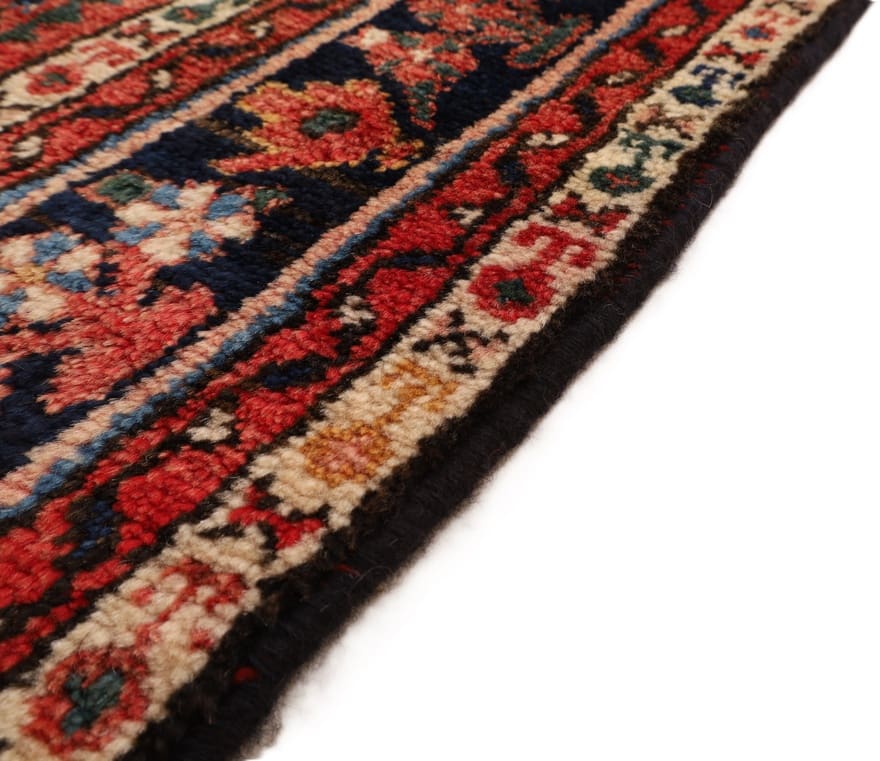 Orientteppich 202x146 cm - Multifarben, 128.000 Knoten, handgeknüpft