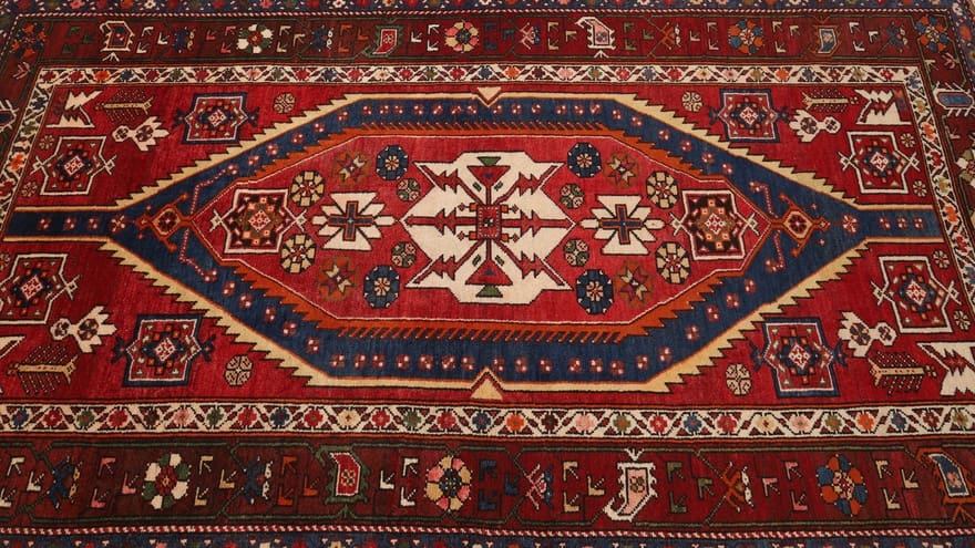 Perserteppich 229x131 cm, 160.000 Knoten, Wolle & Seide, handgeknüpft