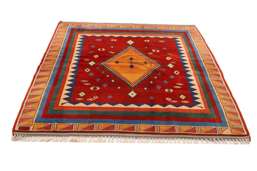 (Verkauft) Lorestan Perserteppich 207x181 cm, 128.000 Knoten, handgeknüpft
