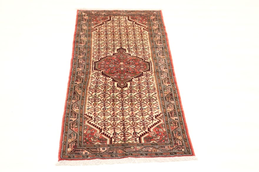 Handgeknüpfter Hamadan Teppich 195x78 cm, 128.000 Knoten, Perserteppich
