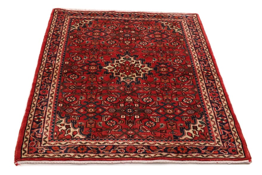 Hosenabad Teppich 152x110 cm, semi-antiker Orientteppich, handgeknüpft