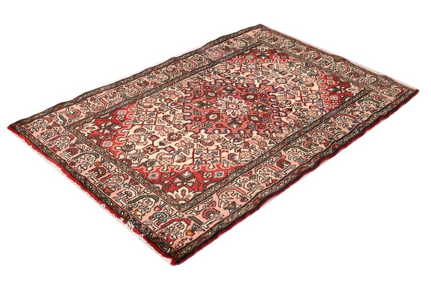 Hamadan Teppich 165x103 cm, semi-antiker Orientteppich, handgeknüpft