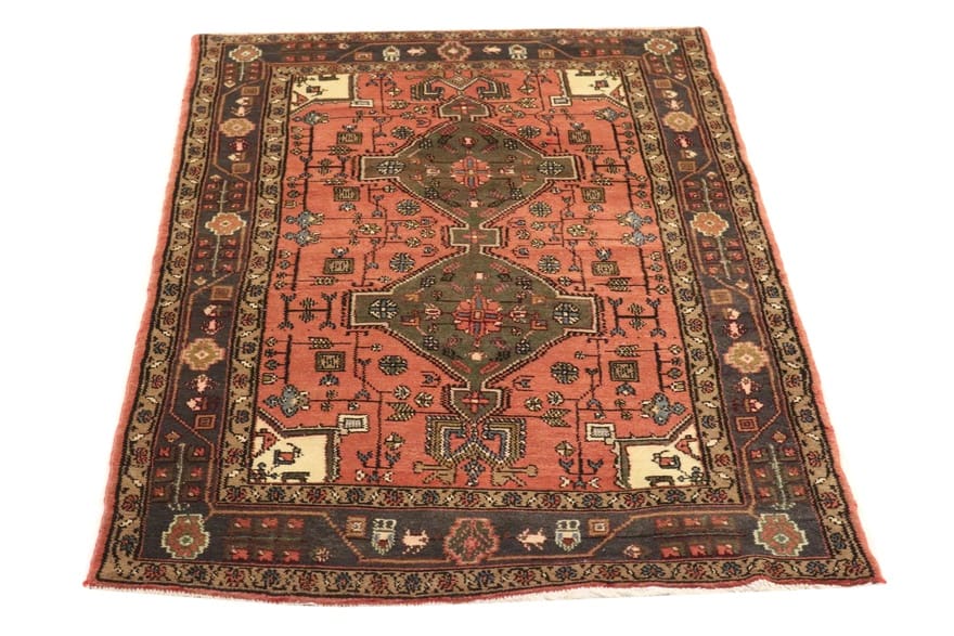 Hamadan Teppich 182x101 cm | Antik | Handgeknüpft | Perserteppich