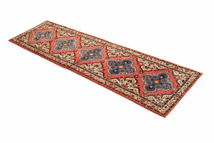 Rudbar Teppich 285x81 cm, antik, handgeknüpft, Perserteppich