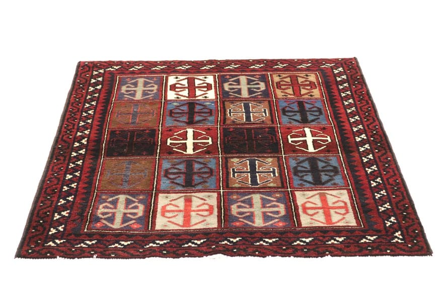 Lorestan Teppich 184x149 cm - Antik, Handgeknüpft, Perserteppich