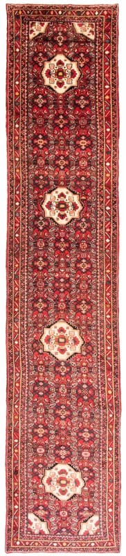 Orientteppich Bortschalou 432x94 cm - Antiker Stil, handgeknüpft