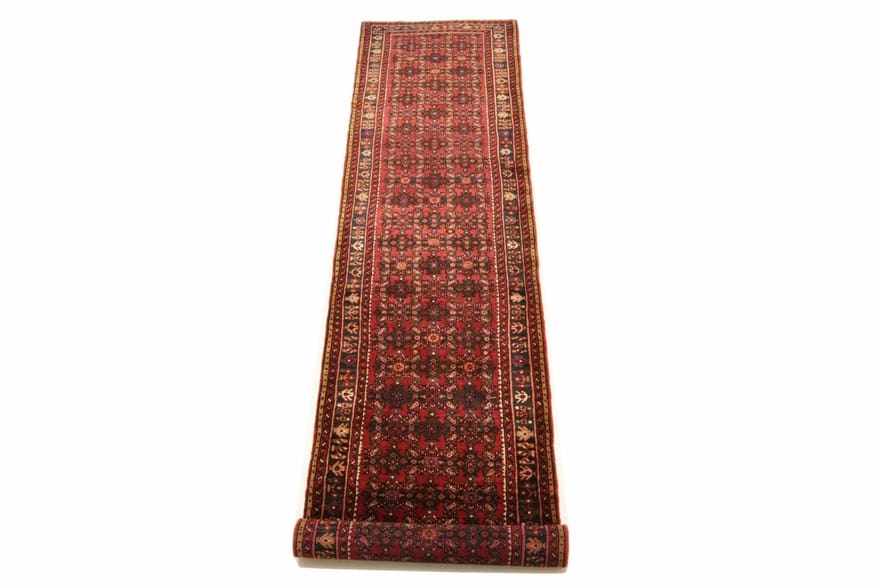Hosenabad Teppich 417x91 cm – Handgeknüpft, Perserteppich, Wolle